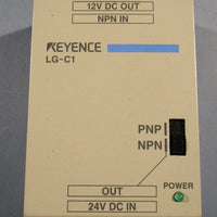 Keyence corp Lg C1 Laser Sensor 12 v DC OUT NPN iN Out 24 v Dc in