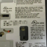 Allen Bradley 190S-ANEJ2-CB25C Ser B Contactor Motor Protector 3 Phase 1.6-2.5 A