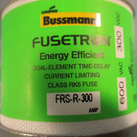 Cooper Bussmann FRSR300 TimeDelay Fuse Fusetron 600VAC 300VDC 300A Class RK5