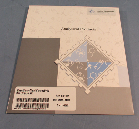 Agilent G1411-64000 ChemStore Client Connectivity SW License Kit 5040-9593