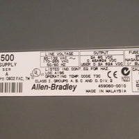 Allen Bradley 1746-P1 / A4 Power Supply, 4 Slot Rack, 1747-L511 w/ Input Output
