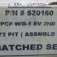 Hitachi 60PCP W/D1 EV 2nd Pit x 272 Pit Matched Set Conveyor Chain #60 17' L