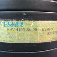 Roladrive Gear Reducer RNH4105SV59 ESM85C  Ratio 59 Input 59kw Used