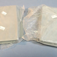 Lot of 2 Hinged Steel Junction Box Enclosure 6 x 4" Gasketed Covers Only NIB