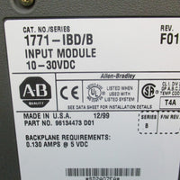 AllenBradley 1771IBD/B Rev. F01 Ser. B Input Module 1030 VDC Lot of 2