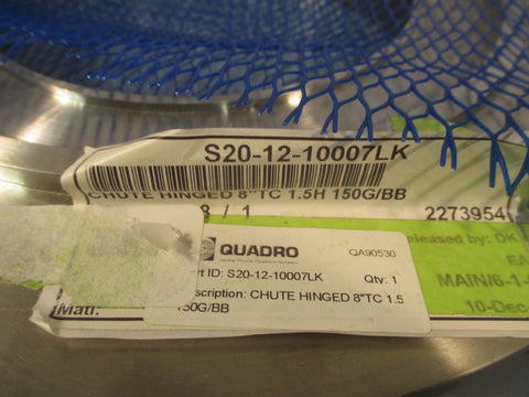 QUADRO CHUTE HINGED 8"TC 1.5H 150G/BB S20-12-10007LK