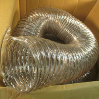 Clear Very Flexible PVC Duct Hose for Dust 6" x 20 ARD Part# 202406002020