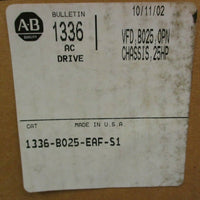 AllenBradley Bulletin 1336 Constant Torque 3Phase AC Drive: 1336B025EAFS1