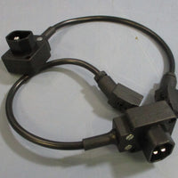(Lot of 2)Burkert TYP 2506 Cable Plug 250V 008 353 w/ Schurter P 685 Power Cable