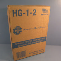 HOSPECO HG-1-2 Health Gards Half-Fold Toilet Seat Cover Dispenser - WHT(2/Box)