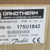 Danotherm 175U1842 Brake Resistor IP20 310 Ohm 0 25kW 2.6 kW