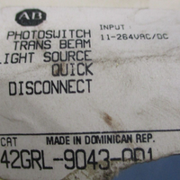 Allen Bradley 42GRL9043QD1 Ser A Photoswitch