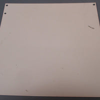 Hoffman A12P12 White Panel Backpanel for Enclosure 10.75 x 10.88" NWOB