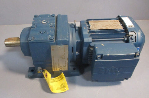 Sew Eurodrive R37DRS71S4/DH Gear Motor 0.5 HP 39.17:1 Ratio 43 RPM Out 716 In-Lb