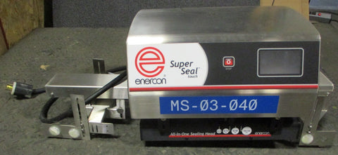 Enercon Super Seal Touch 500 Induction Cap Sealer LM560904 w/ LM443805 Ejector