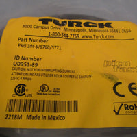 TURCK CORDSET PKG 3M5/S760/S771 U095189