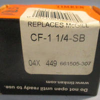 Timken CRSB-20 Cam Follower 1-1/4" Roller OD 3/4" W 1/2" Stud Dia (Lot of 5)