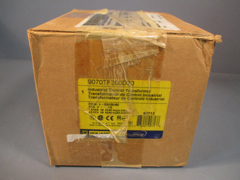 Square D Industrial Control Transformer 9070TF300D0