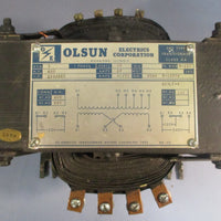 Olsun Electrics Dry Type Transformer Class AA 8064 S24564 5KVA 480HV 120/240LV