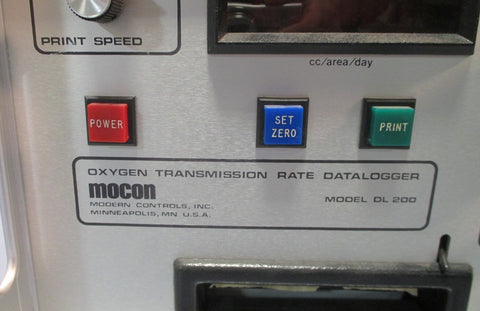 Mocon DL200 140029 Oxygen Transmission Rate Datalogger Used