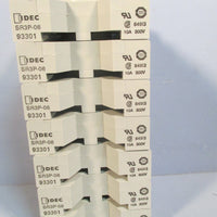 IDEC Relay Base Socket 10A 300V Lot of Seven 93301 SR3P06