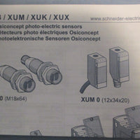 Schneider Electric XUM0ANSAL2 Telemecanique 016466 Multimode Photoelectric Sens