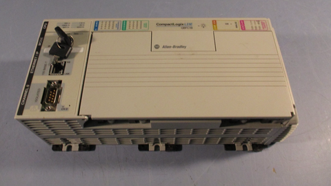 ALLEN BRADLEY COMPACTLOGIX L23E-QBFC1B PROCESSOR CONTROLLER  w/ 1769-ECR SER A