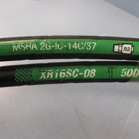 Lot of (2) Continental Xlife XR16SC08 5000 PSI Hydraulic Hose SAE 1/2"