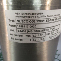 GEA Tuchenhagen ShutOff Valve NL/ECO0D2'/OD2'EZEBBV013N/S/51/3A+INA.0000M