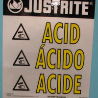 Justrite 891302 Acid and Corrosive Storage Cabinet Sure-Grip EX 12 Gallon 43" W