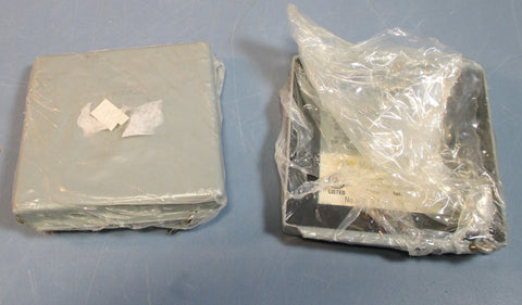 Lot 2 Hubbell Wiegman A4044LP 4x4" Enclosure Cover, Cover Only w/ Chian NWOB