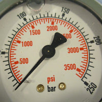 Wika 213.532.5" Pressure Gauge 0-3500psi 0-250bar 2-1/2" Length Lot of 2