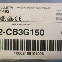 Allen Bradley 1492CB3G150 Ser C Manual Motor Controller 15A 10HP 3PH 480/277VAC