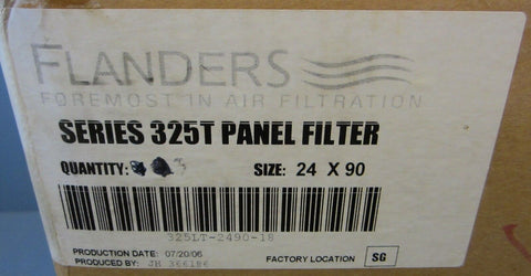 Box of 3 Flanders Series Panel Filters 24" Width x 90" Length 325T NIB