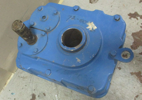 Foote Jones 8207-H25 Shaft Mounted Drive 25:1 Gear Reducer 60 RPM Out 10.51 HP