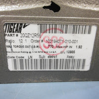DODGE Tigear 20QZ12R56 12:1 770 Lb/In TQ 1.92 HP EZ KLEEN Reducer