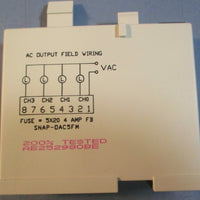 Opto 22 Snap I/O SNAPOAC5FM 4 Channel AC Output Module 12250VAC 5VDC Lot of 2