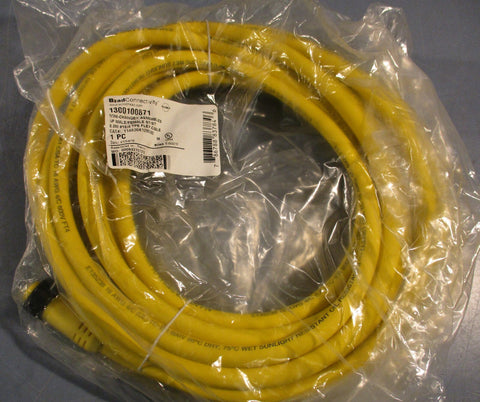 Molex 1300100871 BradConnectivity Cordset 114030K12M080 8 Meters Long Lot of 10