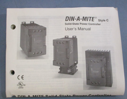 Watlow DinAMite DC3160K20000 Solid State Power Controller 55Amps, 277600V