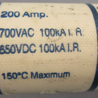 Ferraz Shawmut AmpTrap A70Q2004 Semiconductor Fuse 200A 700VAC 650VDC