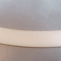 Lot of 3 White Teflon Gasket Ring 1/16" Thick, 101/8" ID, 107/8" OD NWOB