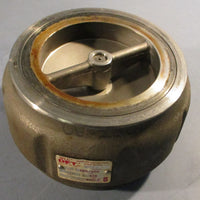 DFT 9037 WLC Wafer Check Valve 4" 150/300 Class 316 Trim 495psig Working Steam