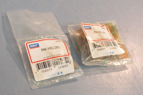 SKF RNA 4901.2RS Needle Roller Bearing 13mm W 16mm Bore 24mm OD Lot of 2