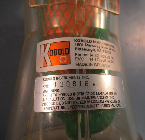 Kobold KSM1120HT50R0 Flow Meter 10  100% 1200  12000 l/h 13916A