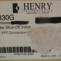 Henry 330G Ammonia Handwheel Globe Shutoff Valve 3/4" FPT Connections