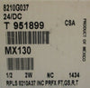 ASCO 8210G037 2-Way Solenoid Valve 1/2" NPT 11.6W, 302422 Rebuilt Kit, 40PSI Max
