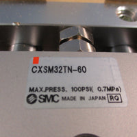 SMC CXSM32TN60 Pnuematic Guided Cylinder Dual Rod, 30mm Bore, 60mm Stroke