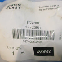 System Plast 177258U Stainless Steel Leveler 4" Base Dia 6.1" L 4.45" Spindle L