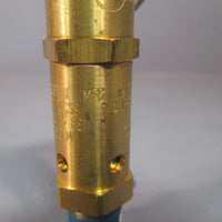 Lot of 2 Kingston Valve Pop Safety Relief 1/4 npt set 075psi/050scfm 112C1/4"