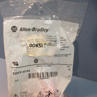 ALLEN BRADLEY 800FPMT64 PUSHBUTTON OPERATOR TWIST RELEASE RED JUMBO MUSH SER A